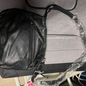 Black crossbody bag